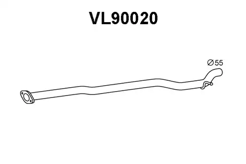 изпускателна тръба VENEPORTE VL90020