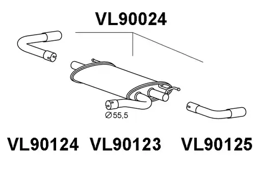 крайно гърне VENEPORTE VL90024