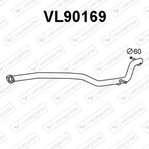 изпускателна тръба VENEPORTE VL90169