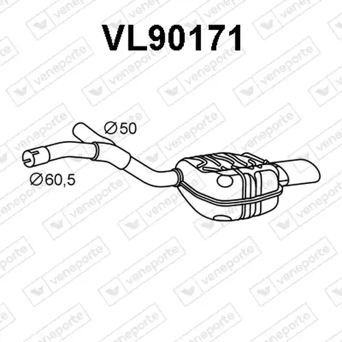 крайно гърне VENEPORTE VL90171