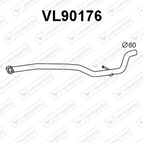 изпускателна тръба VENEPORTE VL90176