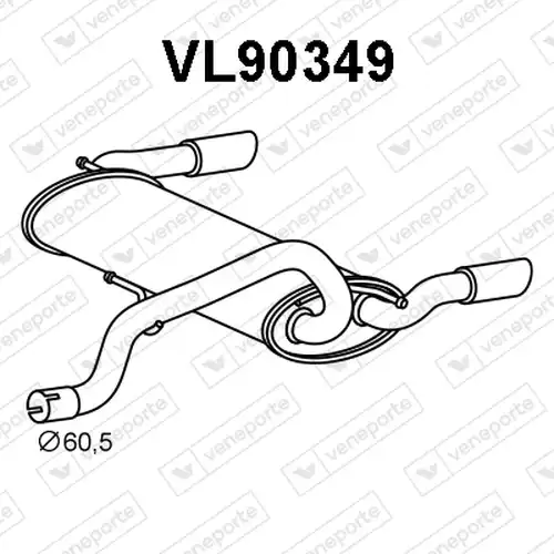 крайно гърне VENEPORTE VL90349