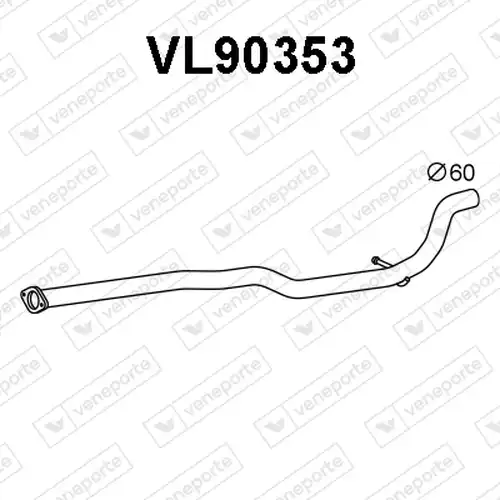 изпускателна тръба VENEPORTE VL90353