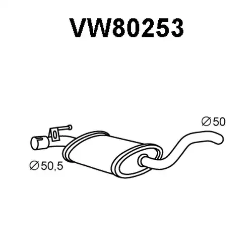 предно гърне VENEPORTE VW80253