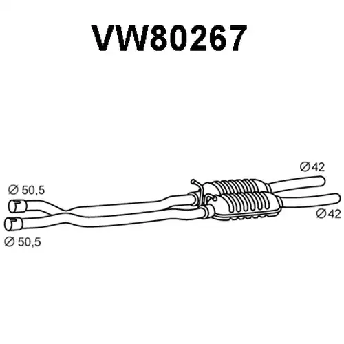 предно гърне VENEPORTE VW80267