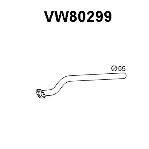 изпускателна тръба VENEPORTE VW80299