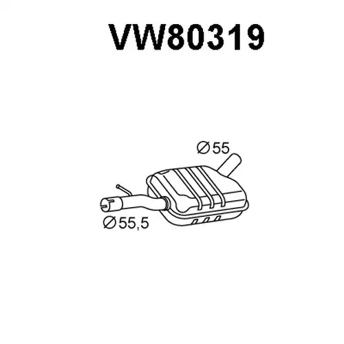 предно гърне VENEPORTE VW80319