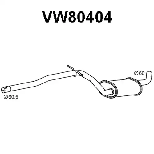 предно гърне VENEPORTE VW80404