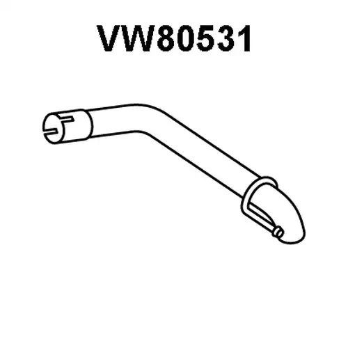 изпускателна тръба VENEPORTE VW80531