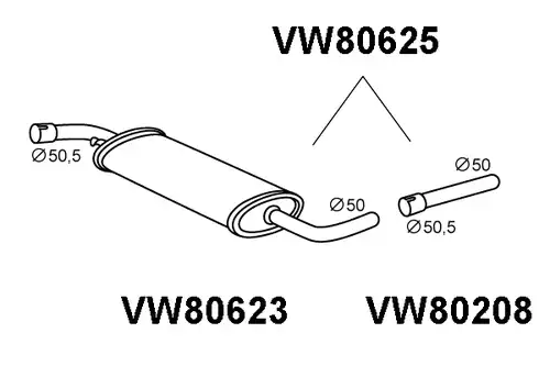 предно гърне VENEPORTE VW80625