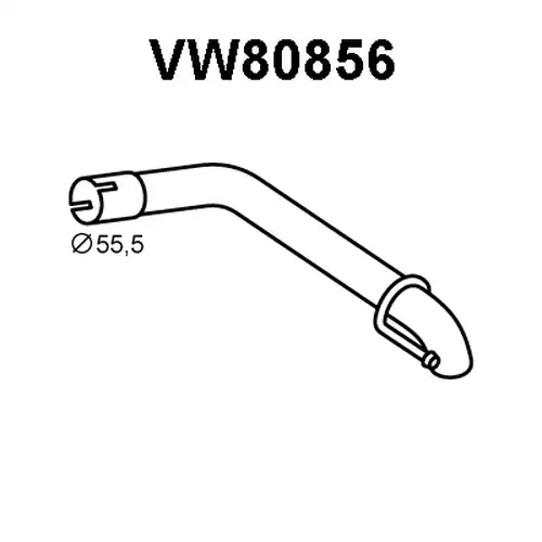 изпускателна тръба VENEPORTE VW80856