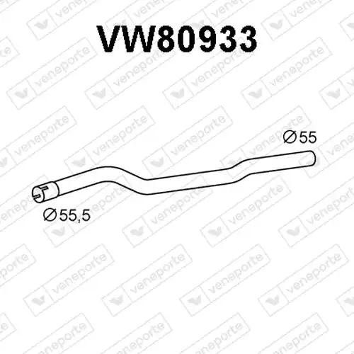 изпускателна тръба VENEPORTE VW80933