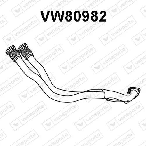 изпускателна тръба VENEPORTE VW80982