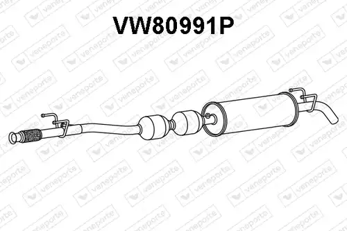 SCR-катализатор VENEPORTE VW80991P