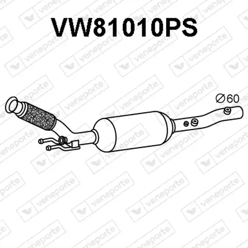 SCR-катализатор VENEPORTE VW81010PS