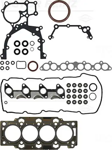 пълен комплект гарнитури, двигател VICTOR REINZ 01-10101-02