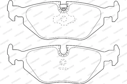 накладки WAGNER WBP20180A