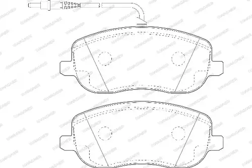 накладки WAGNER WBP20261A