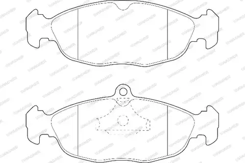 накладки WAGNER WBP20547A