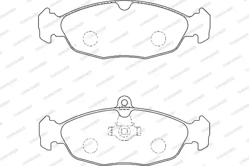 накладки WAGNER WBP20547B