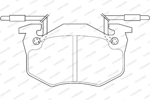 накладки WAGNER WBP20635A