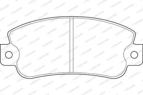 накладки WAGNER WBP20775A