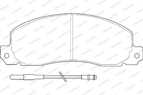 накладки WAGNER WBP20926A