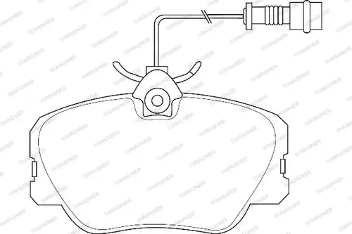 накладки WAGNER WBP20941A