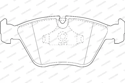 накладки WAGNER WBP20968A