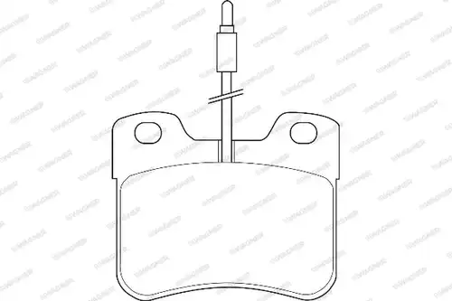 накладки WAGNER WBP21179A