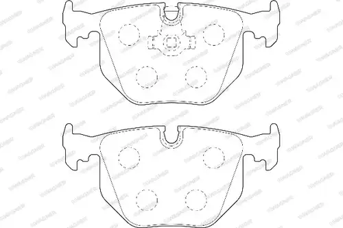 накладки WAGNER WBP21282A
