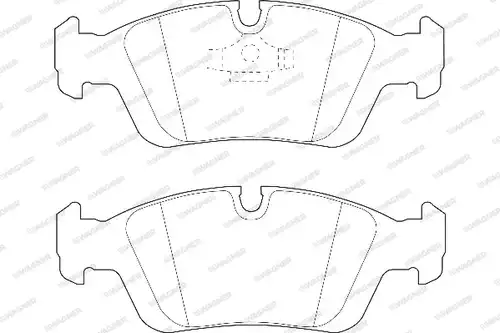 накладки WAGNER WBP21292A
