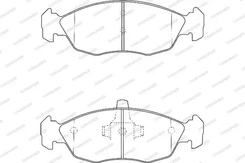 накладки WAGNER WBP21430A