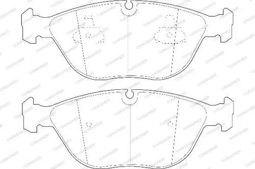 накладки WAGNER WBP21484A