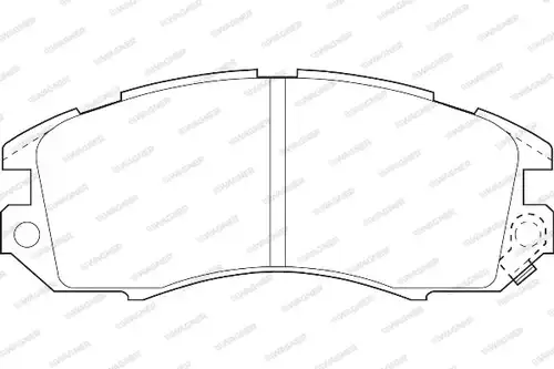 накладки WAGNER WBP21495A