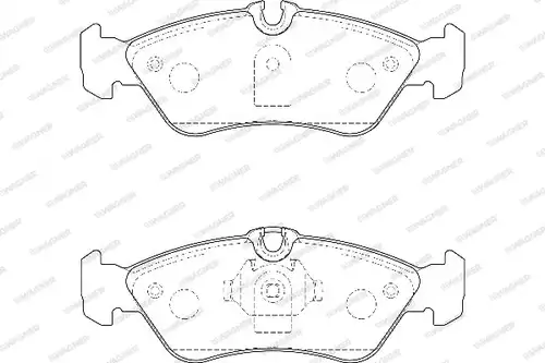 накладки WAGNER WBP21592A