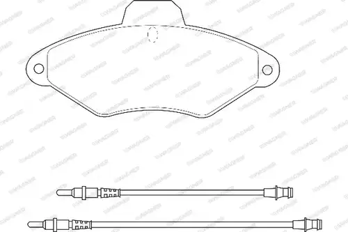 накладки WAGNER WBP21631A