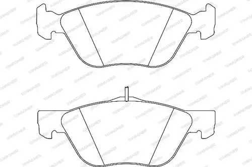 накладки WAGNER WBP21637A