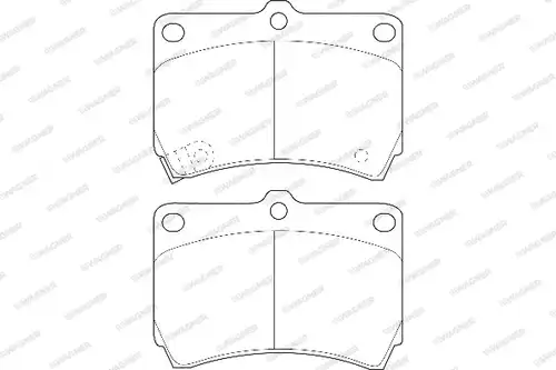 накладки WAGNER WBP21654A