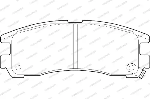 накладки WAGNER WBP21706A