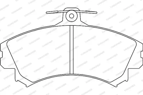 накладки WAGNER WBP21796A