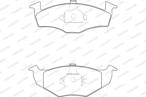 накладки WAGNER WBP21866A
