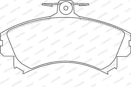 накладки WAGNER WBP21920A