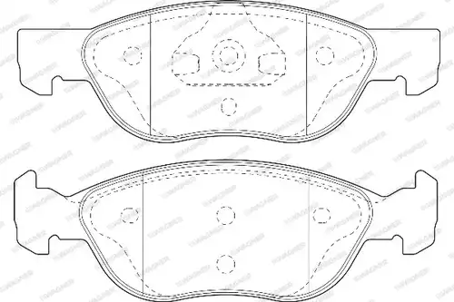 накладки WAGNER WBP21927B