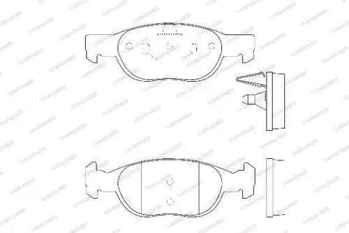 накладки WAGNER WBP21930A