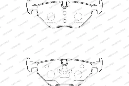 накладки WAGNER WBP21934B