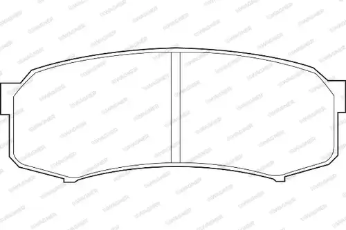 накладки WAGNER WBP21947A