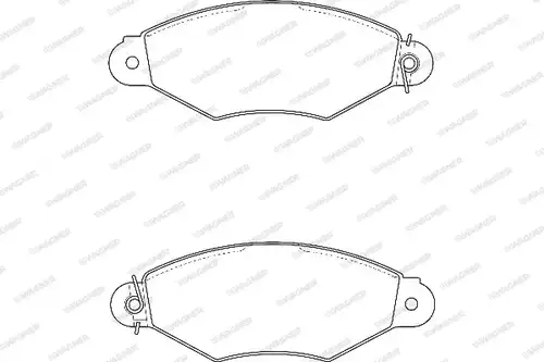 накладки WAGNER WBP21980A
