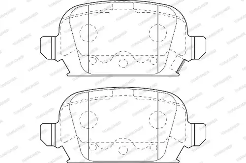 накладки WAGNER WBP23284A