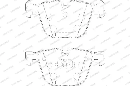 накладки WAGNER WBP23309A